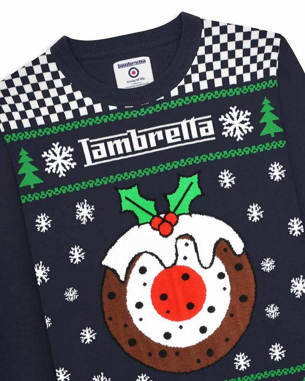 Lambretta Target Christmas Jumper Navy