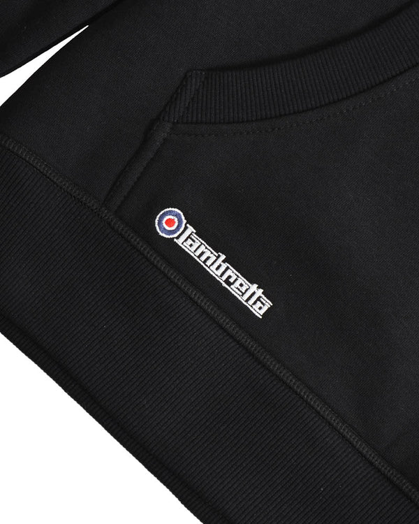 Lambretta Target Hoodie Black