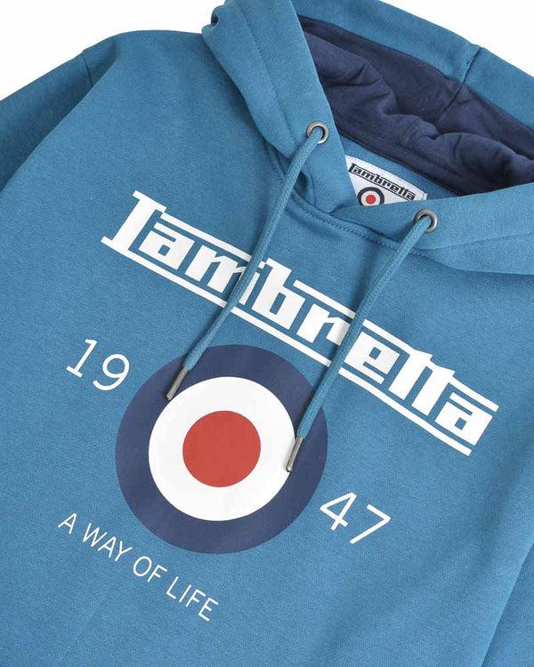 Lambretta Target Hoodie Dark Blue