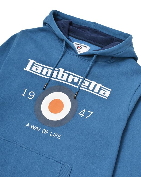 Lambretta Target Hoodie Dark Blue