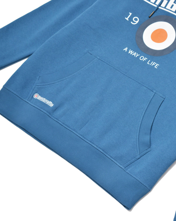 Lambretta Target Hoodie Dark Blue