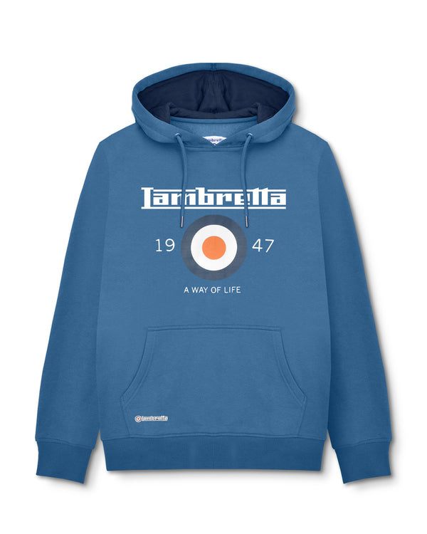 lambretta Target Hoodie Dark Blue