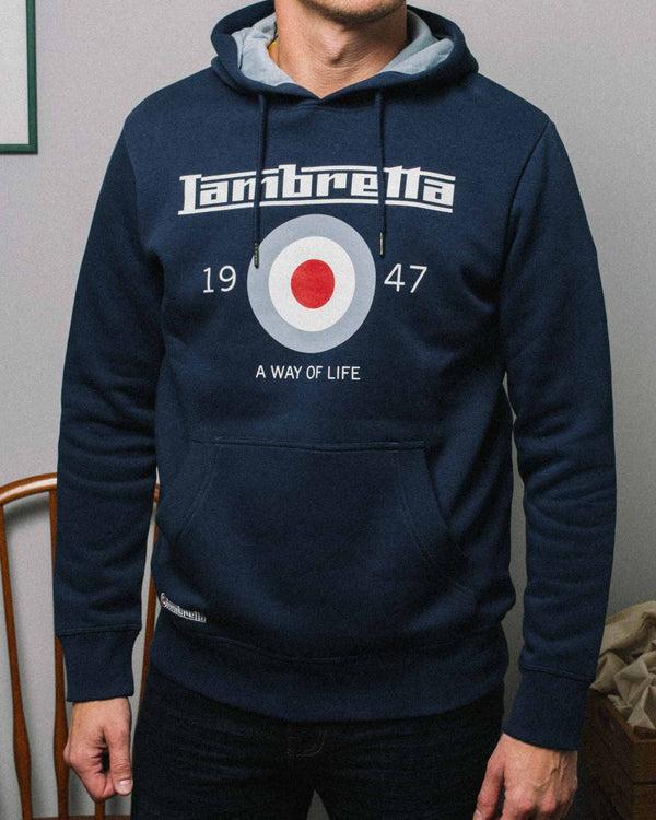 Lambretta Target Hoodie Navy