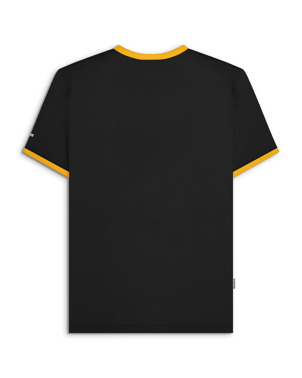 Lambretta Target Ringer Tee Black/Gold