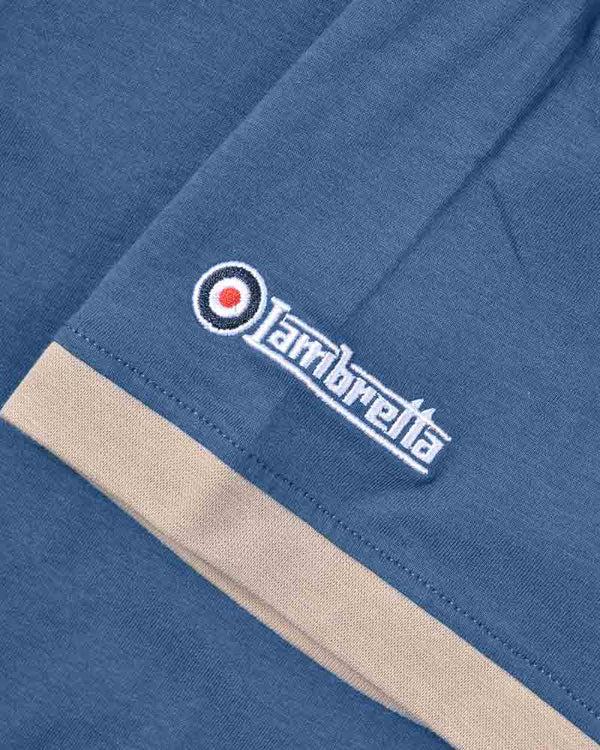 Lambretta Target Ringer Tee Blue