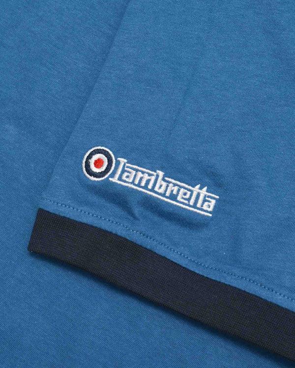 Lambretta Target Ringer Tee Dark Blue