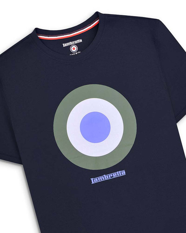 Lambretta Target Tee Navy