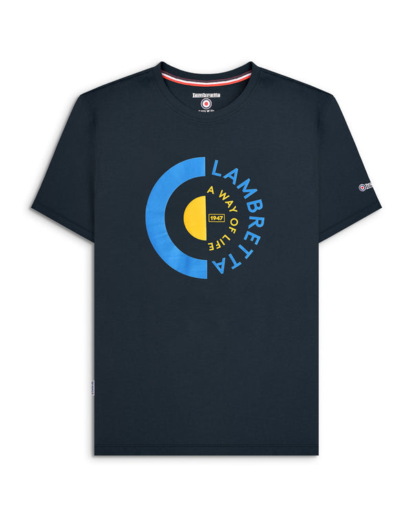 lambretta Target Tee Navy