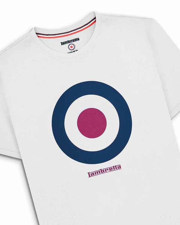 Lambretta Target Tee White