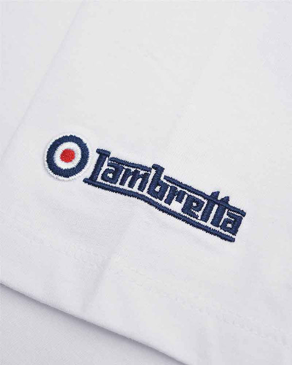 Lambretta Target Tee White