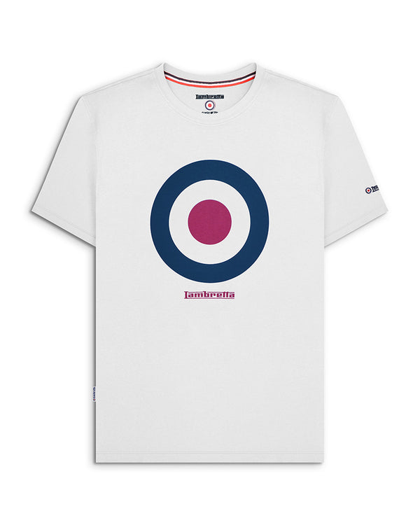 lambretta Target Tee White