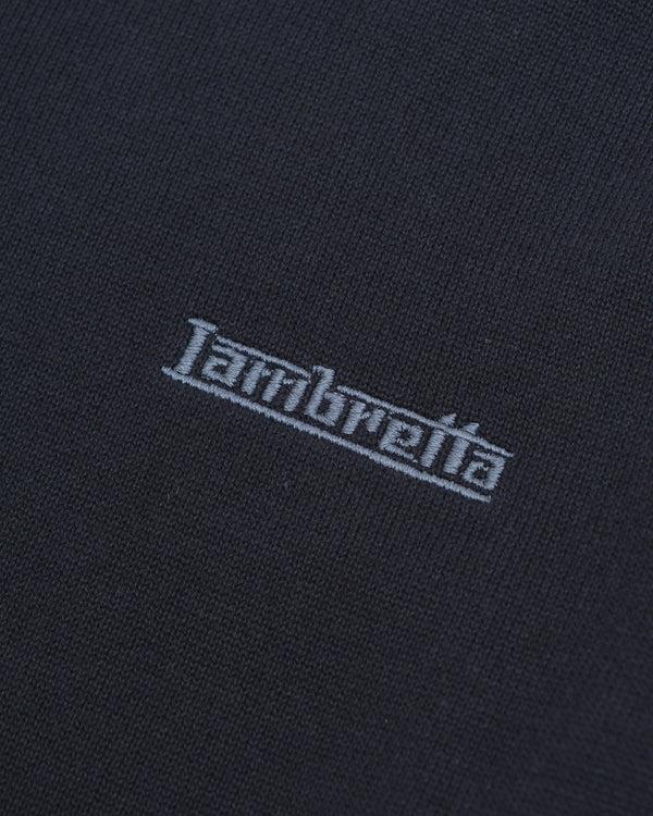 Lambretta Tipped Knitted Jumper Navy/Tobacco