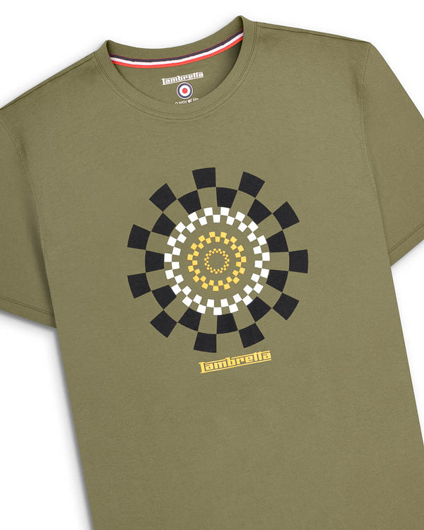 Lambretta Track Tee Khaki