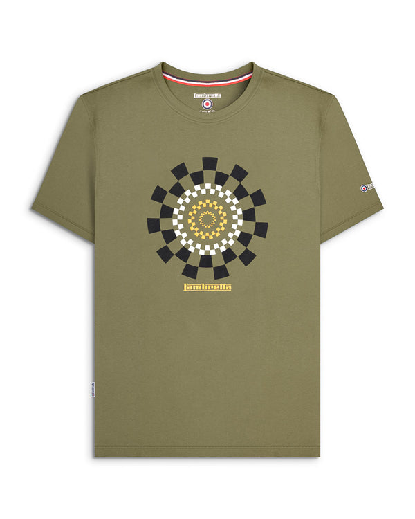 lambretta Track Tee Khaki