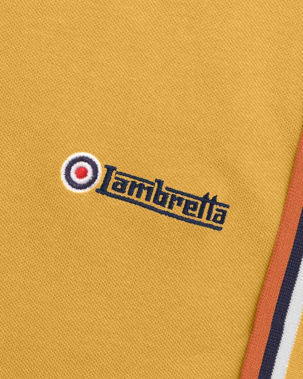 Lambretta Triple Tipped Polo Gold/White/Navy/Clay