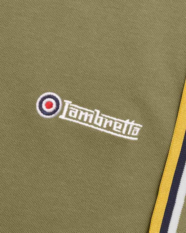 Lambretta Triple Tipped Polo Khaki
