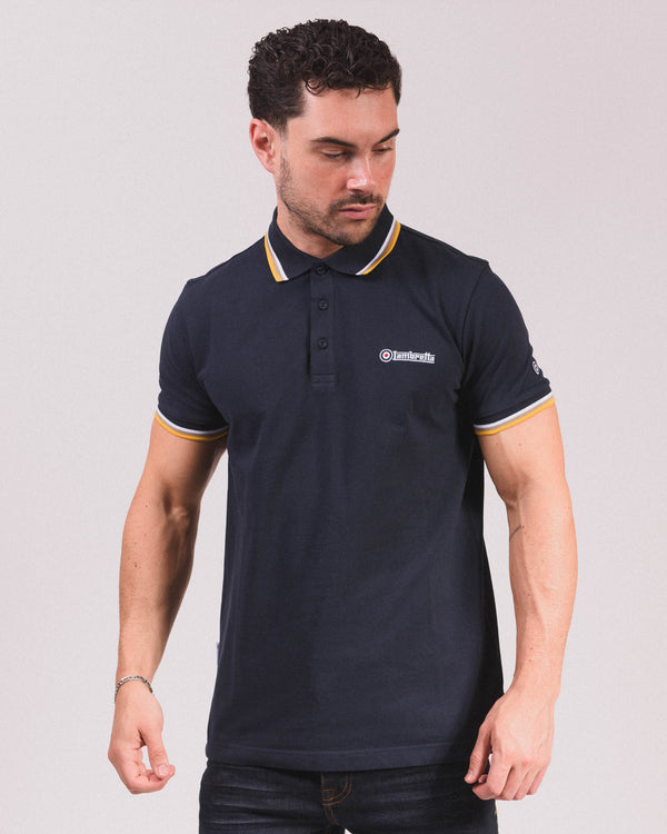 Lambretta Triple Tipped Polo Navy