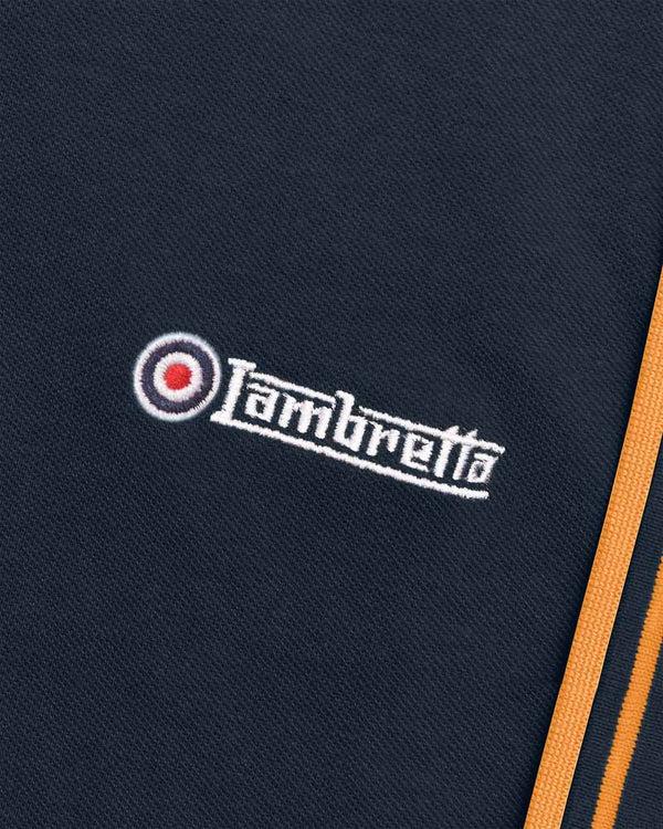 Lambretta Twin Tipped Polo Dark Navy
