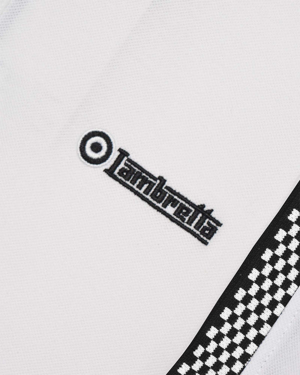 Lambretta Two Tone Polo White