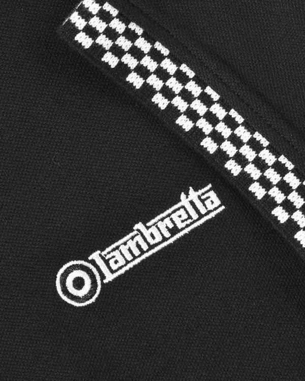 Lambretta Two Tone Ringer Tee Black