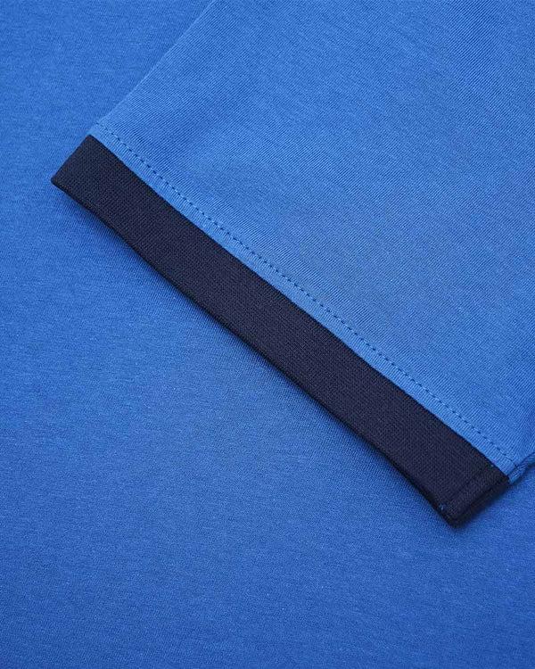 Lambretta Two Tone Ringer Tee Blue