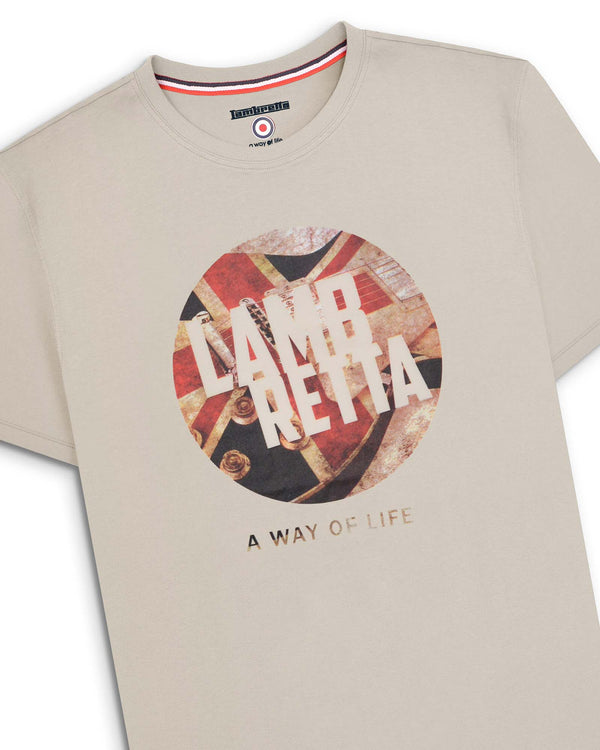Lambretta Union Jack Guitar Tee Jetstream