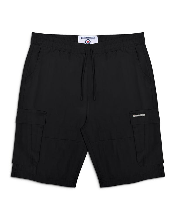lambretta Utility Cargo Short Black