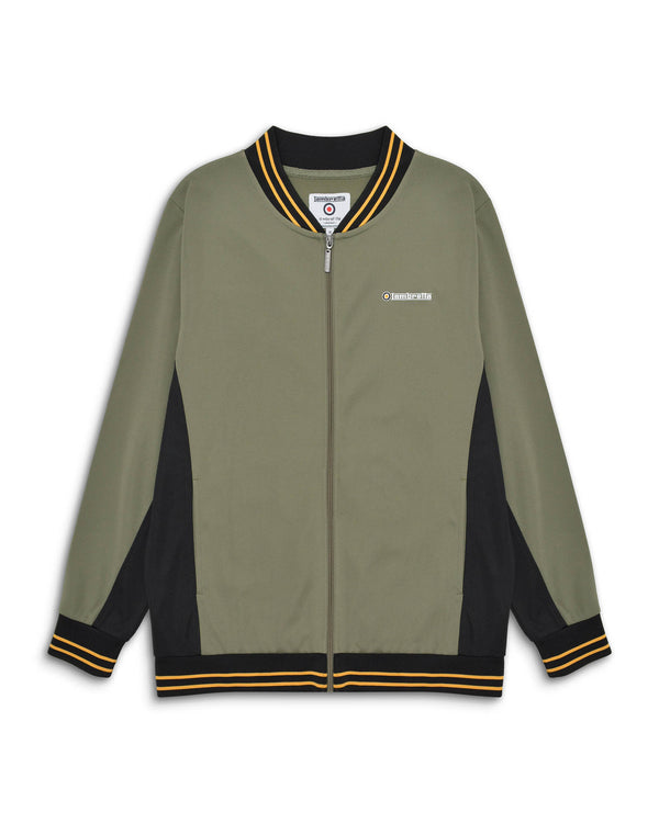 lambretta Vintage Track Jacket Khaki/Black/Gold