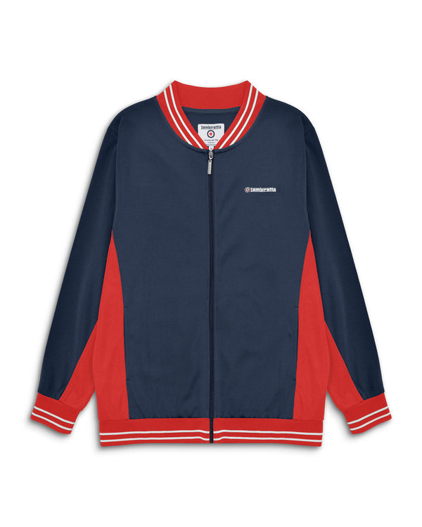 lambretta Vintage Track Jacket Navy/Red/White
