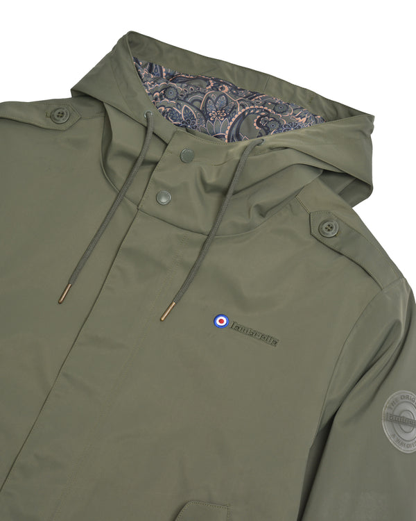 Lambretta Waterproof Parka Khaki