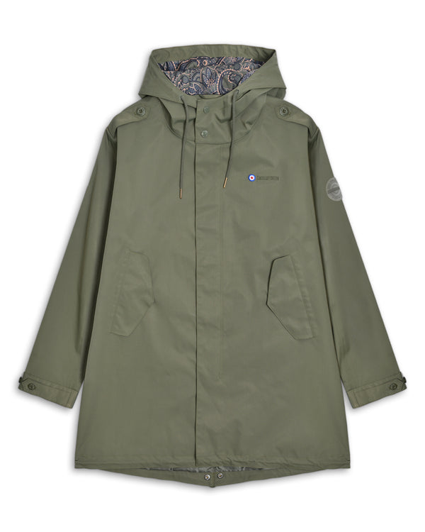 lambretta Waterproof Parka Khaki