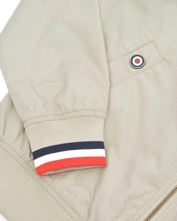 Lambretta Triple Tipped Monkey Jacket Stone/Red/White/Navy