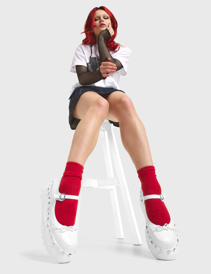 Lamoda Beauty Queen Chunky Platform Mary Jane Shoes