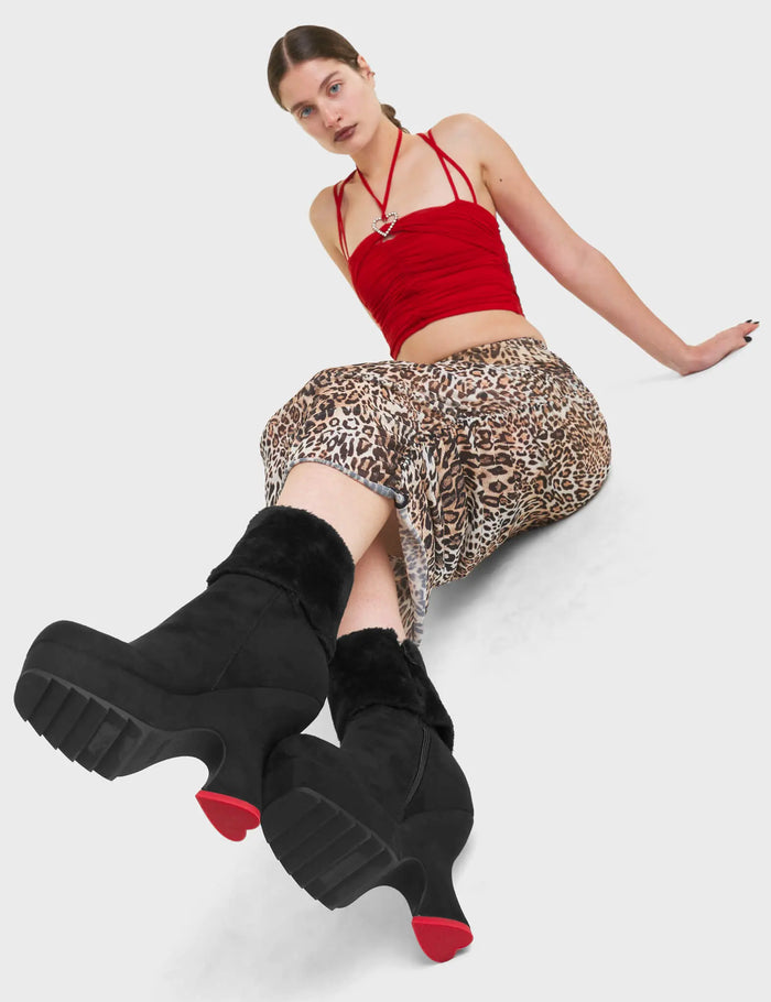 Lamoda Cause For Concern Chunky Platform Ankle Boots