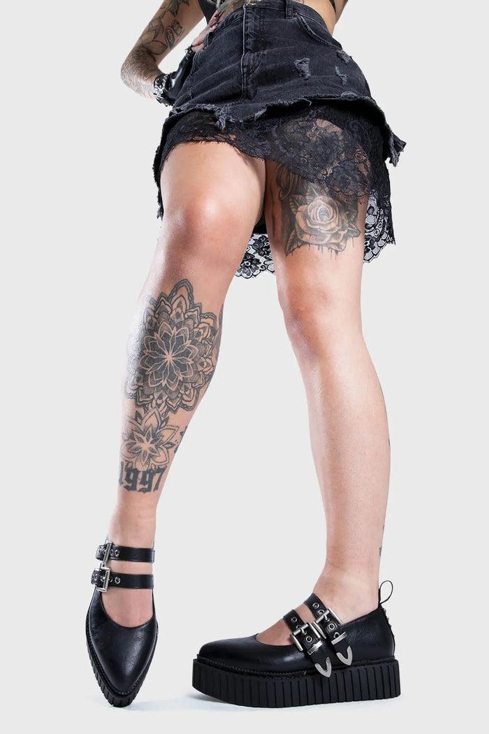 Lamoda I'm A Believer Chunky Platform Creeper Shoes