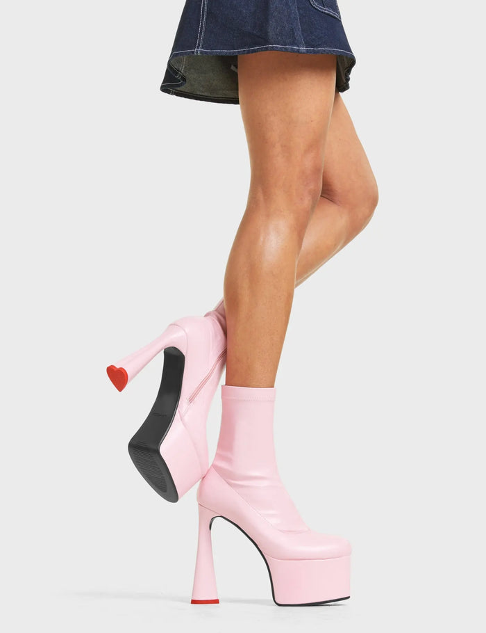 lamoda Addicted Platform Ankle Boots