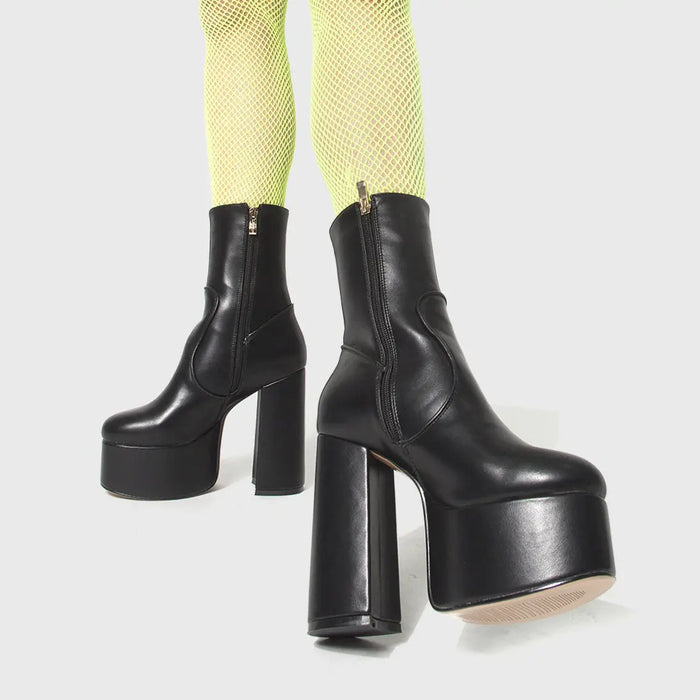 Lamoda Adore You Platform Ankle Boots