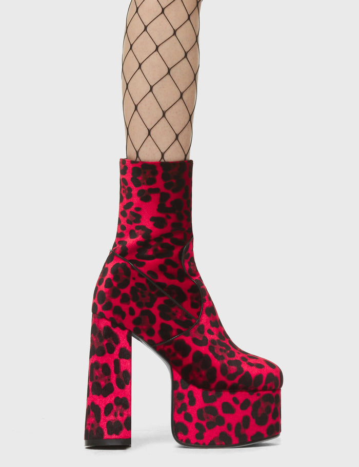 lamoda Adore You Platform Ankle Boots