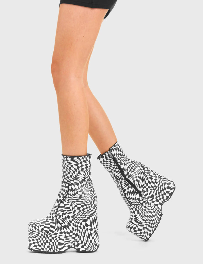 Lamoda Aftershock Chunky Platform Ankle Boots