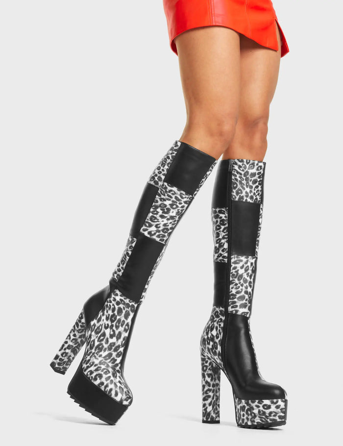 Lamoda Alight Platform Knee High Boots