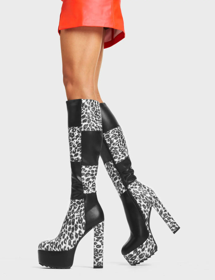 Lamoda Alight Platform Knee High Boots