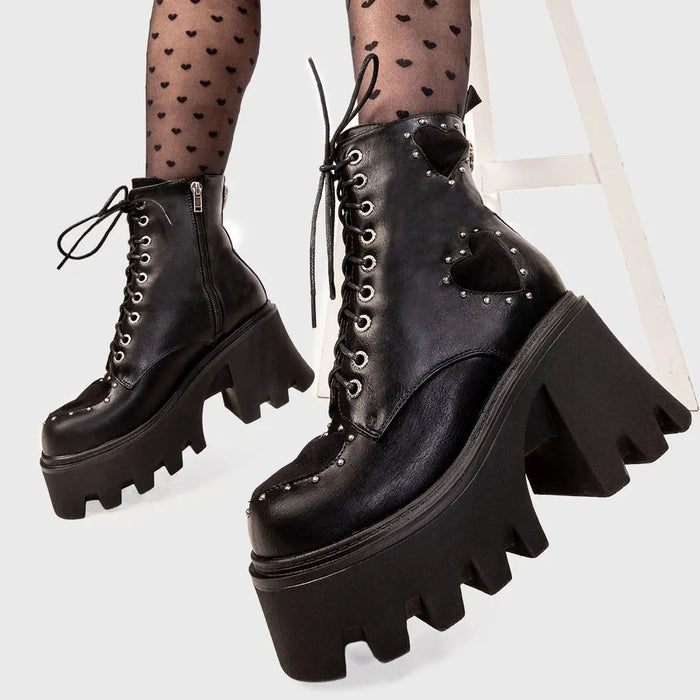Lamoda All I Need Chunky Platform Ankle Boots