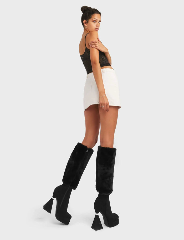 Lamoda Ambitious Platform Knee High Boots