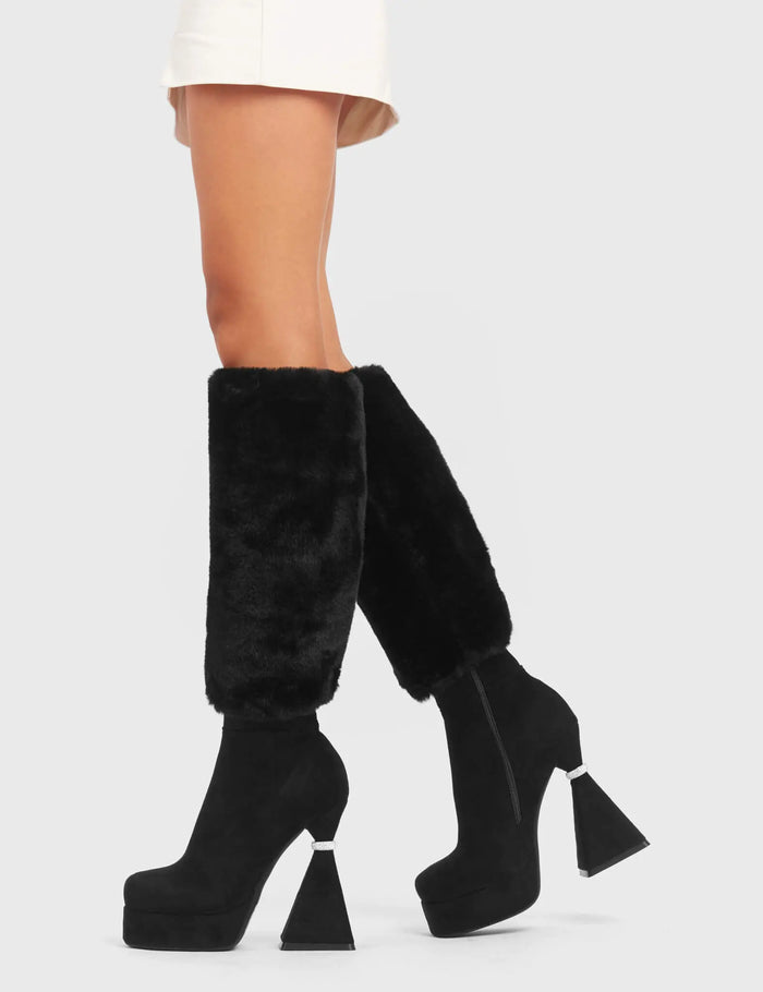 Lamoda Ambitious Platform Knee High Boots