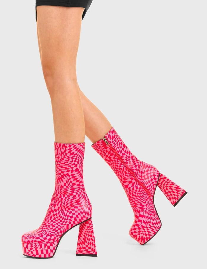 Lamoda Another Realm Platform Ankle Boots