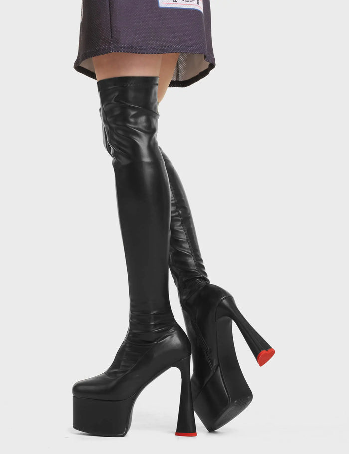 lamoda Answer Platform Thigh High Boots