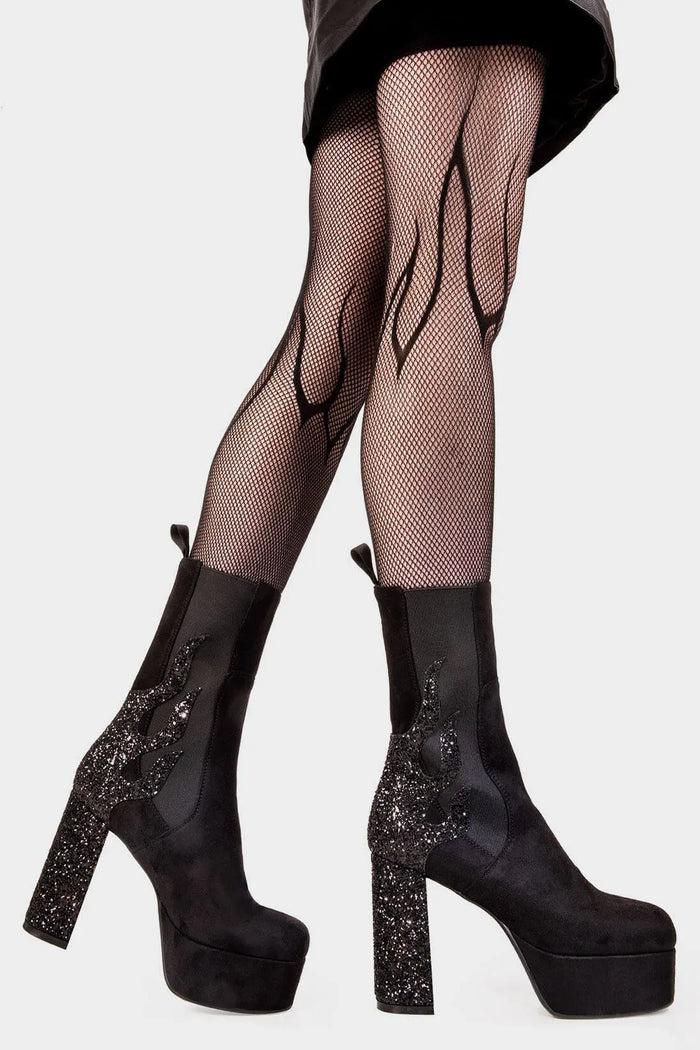 Lamoda Apparent Lies Platform Calf Boots