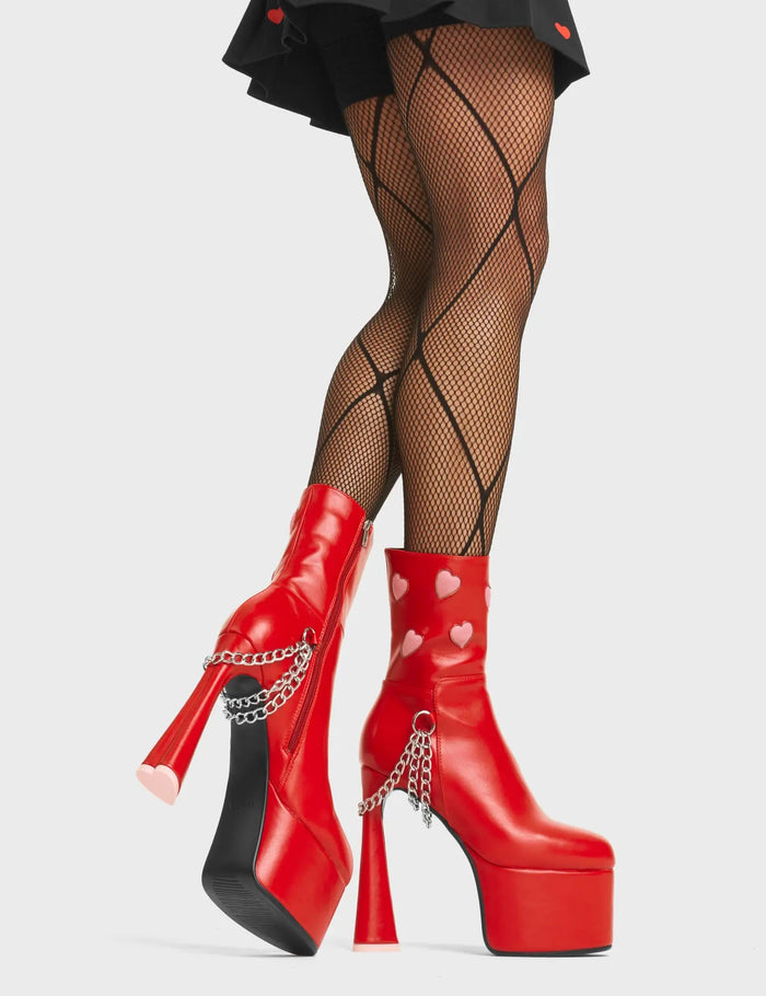 Lamoda Back Me Platform Ankle Boots