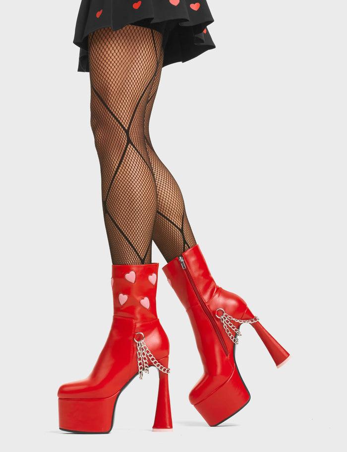 Lamoda Back Me Platform Ankle Boots