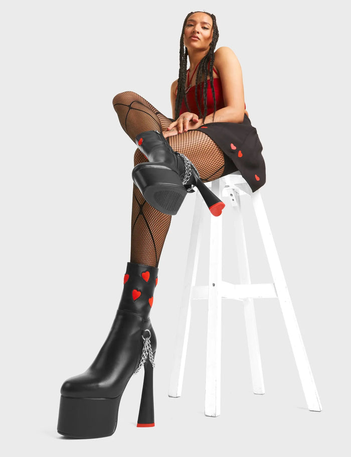 Lamoda Back Me Platform Ankle Boots